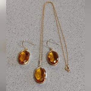 Firm Final price!* Glass Nov. Birthstone set